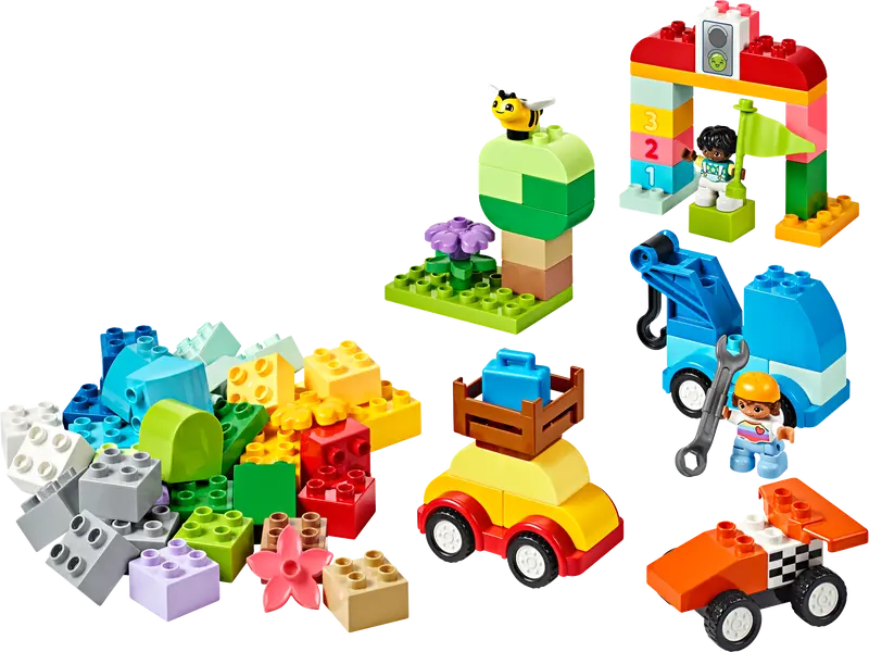 Voitures et camions – Boîte à briques
